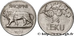 ALBANIEN 1/4 Leku lion 1925 Rome - R