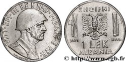 ALBANIE 1 Lek Victor-Emmanuel III d’Italie 1939 Rome