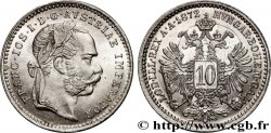 ÖSTERREICH 10 Kreuzer François-Joseph Ier 1872 Vienne