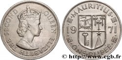 MAURITIUS 1 Rupee (Roupie) Élisabeth II 1971 Royal Mint Llantrisant