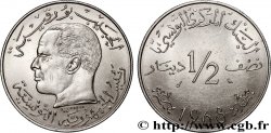 TUNESIEN 1/2 Dinar Habib Bourguiba 1968 Paris