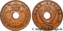 EAST AFRICA 10 Cents (Georges VI) 1943 South Africa - SA