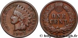 UNITED STATES OF AMERICA 1 Cent tête d’indien, 3e type 1905 Philadelphie