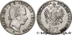 AUSTRIA 1/4 Florin François-Joseph / aigle 1864 Vienne