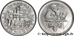 SAN MARINO 50 Lire Vue des 3 chateaux /  élève et institutrice 1978 Rome - R