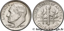 ÉTATS-UNIS D AMÉRIQUE 1 Dime(10 Cents) Roosevelt 1957 Denver