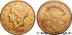 ORO, PALLADIO E PLATINO: INVESTIMENTI 20 Dollars  Liberty  1877 San Francisco