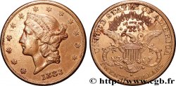 OR, PALLADIUM ET PLATINE INVESTISSEMENT 20 Dollars  Liberty  1883 San Francisco