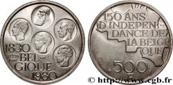 BELGIUM 500 Francs légende française 150e anniversaire de l’indépendance 1980 Bruxelles