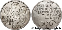 BELGIUM 500 Francs légende française 150e anniversaire de l’indépendance 1980 Bruxelles