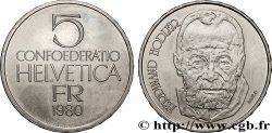 SWITZERLAND 5 Francs peintre Ferdinand Hodler 1980 Berne - B