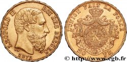 GOLD, PALLADIUM & PLATINUM INVESTMENT 20 Francs Léopold II 1875 Bruxelles