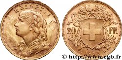 GOLD, PALLADIUM & PLATINUM INVESTMENT 20 Francs  Vreneli  1935 Berne