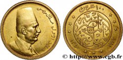 ÉGYPTE - ROYAUME D ÉGYPTE - FOUAD Ier 100 Piastres or AH1340 1922 
