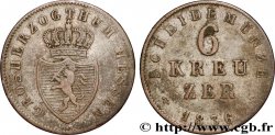 GERMANY - HESSE 6 Kreuzer Hesse-Darmstadt 1836 