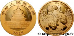 ORO, PALADIO Y PLATINO INVERSIÓN 200 Yuan Proof Panda 2025 