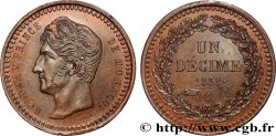 MONACO - PRINCIPAUTÉ DE MONACO - HONORÉ V Essai Un décime 1838  SPL 