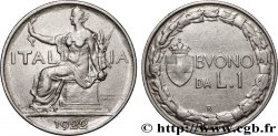 ITALIE 1 Lire (Buono da L.1) Italie assise 1922 Rome - R
