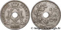 BELGIQUE 25 Centiemen (Centimes) Albert Ier 1928 Bruxelles