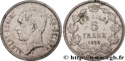 BELGIUM 5 Frank - 1 Belga Albert Ier légende Flamande 1932 Bruxelles