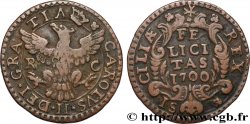 ITALIE - ROYAUME DE SICILE 1 Grano Charles II 1700 Palerme TTB+ 