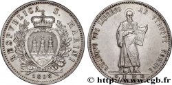 RÉPUBLIQUE DE SAINT- MARIN 5 Lire 1898 Rome TTB+ 