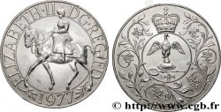 ROYAUME-UNI 25 New Pence jubilé d’argent d’Elisabeth II 1977 