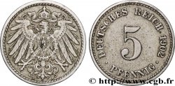 ALLEMAGNE 5 Pfennig 1902 Berlin