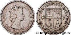 MAURITIUS 1 Rupee (Roupie) Elisabeth II 1978 Llantrisant