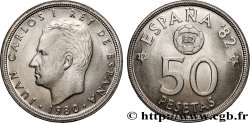 ESPAGNE 50 Pesetas Juan Carlos coupe du Monde de Football 1982 (1981) 1980 Madrid