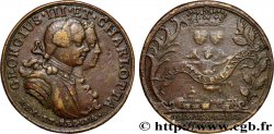 ROYAUME-UNI (TOKENS) 1/2 Penny - George III et Charlotte 1710 