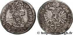 AUTRICHE - BOHÊME - LÉOPOLD Ier 3 Kreuzer 1697 Prague