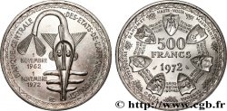 ÉTATS DE L&nbsp;AFRIQUE DE L&nbsp;OUEST (BCEAO) 500 Francs BCEAO 1972 Paris