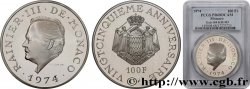 MONACO 100 Francs Proof Rainier III 1974 Paris