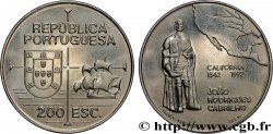 PORTUGAL 200 Escudos João Rodrigues Cabrilho, carte de l’Amérique du Nord 1992 Lisbonne