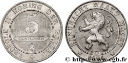 BELGIQUE 5 Centiemen (Centimes) Lion légende flamande 1894 Bruxelles