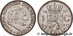 NETHERLANDS 1 Gulden Juliana 1957 Utrecht AU 