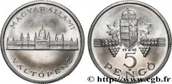 HUNGARY 5 Pengö Proof Gouvernement Provisoire 1945 Budapest