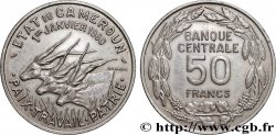 CAMEROON 50 Francs Etat du Cameroun, commémoration de l’indépendance 1960 Paris AU 