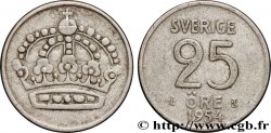 SCHWEDEN 25 Ore Gustave VI Adolphe 1954 
