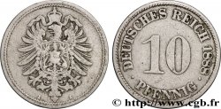 DEUTSCHLAND 10 Pfennig aigle héraldique 1888 Berlin