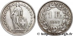 SUISSE 1 Franc Helvetia 1957 Berne - B