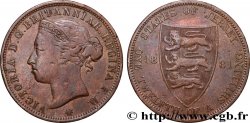 JERSEY 1/12 Shilling Reine Victoria 1881 Londres TB 