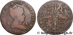 ESPAGNE 8 Maravedis Isabelle II 1844 Ségovie