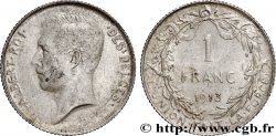 BELGIQUE 1 Franc Albert Ier légende française 1913 Bruxelles