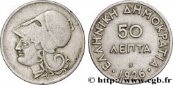 GRIECHENLAND 50 Lepta Athéna 1926 Vienne SS 
