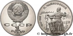 RUSSIE - URSS 1 Rouble Proof 150e anniversaire de la naissance du compositeur Piotr Ilitch Tchaïkovski 1990 Moscou