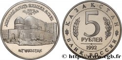RUSSIE 5 Roubles BE (Proof) le mausolée de Khoja Ahmed Yasavi à Turkestan 1992 Léningrad