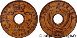 AFRIQUE DE L&nbsp;EST 5 Cents Élisabeth II 1957 Kings Norton