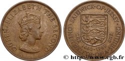 ISLA DE JERSEY 1/12 Shilling 300e anniversaire de l’accession de Charles II 1960 Londres MBC+ 